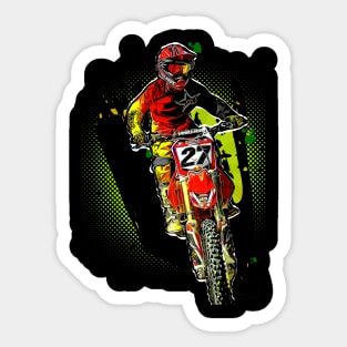 Motocross Sticker